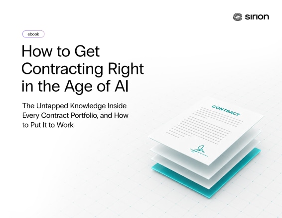 Sirion e-Book: How to Get Contracting Right in the Age of AI