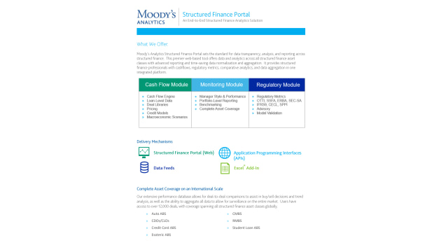 Structured Finance Portal