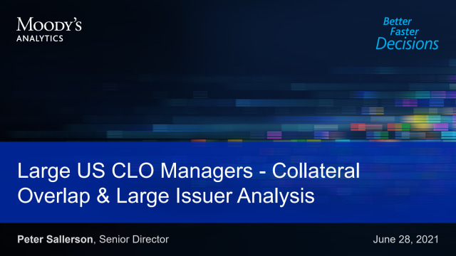 Large US CLO Managers - Collateral Overlap & Large Issuer Analysis