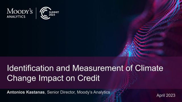SA ESG_1_Identification and Measurement of Climate Change Impact on Credit