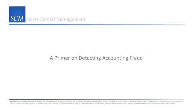 KYC & Lend_1_Using Forensic Accounting to Detect Financial Statement Fraud