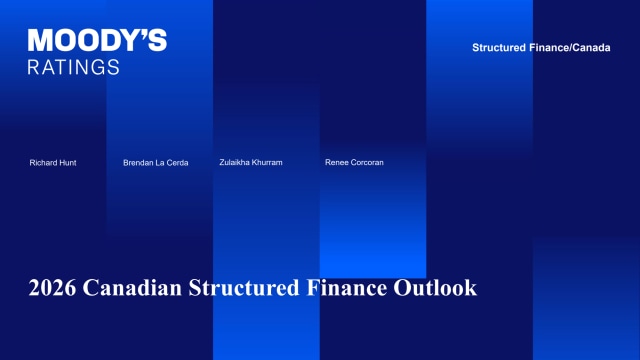 2026 Moody's Ratings Canadian Structured Finance Outlook