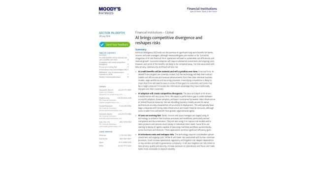 AI brings competitive divergence and reshapes risks