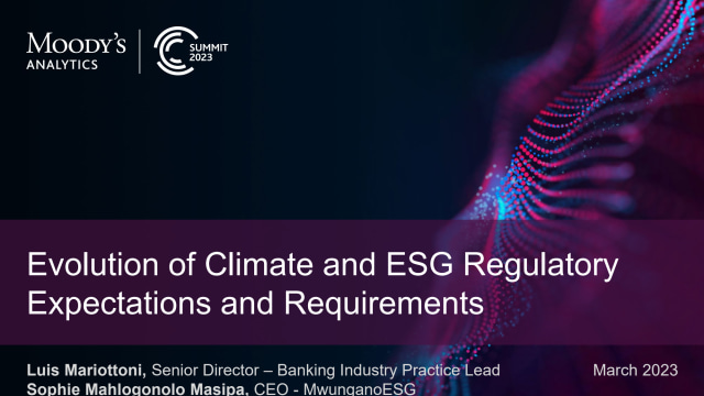 ESG_3_Evolution of Climate and ESG Regulatory Expectations and Requirements