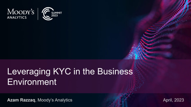Plenary_3_Leveraging KYC in the Business Environment