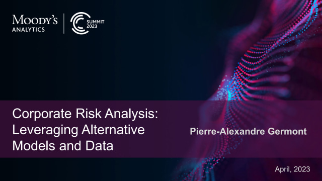 R&F_3_Corporate Risk Analysis: Leveraging Alternative Models and Data