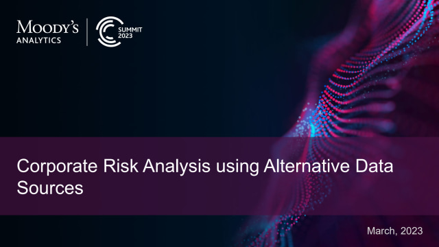 Lend_3_Corporate Risk Analysis using Alternative Data Sources