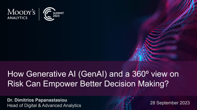 How Generative AI and a 360º view on Risk Can Empower Better Decision Making?