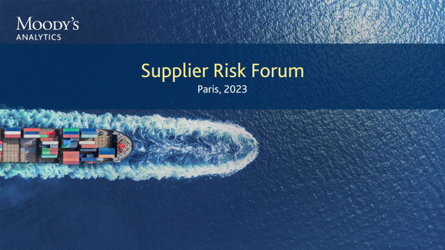 Supplier Risk Forum 2023 - Presentation Slides