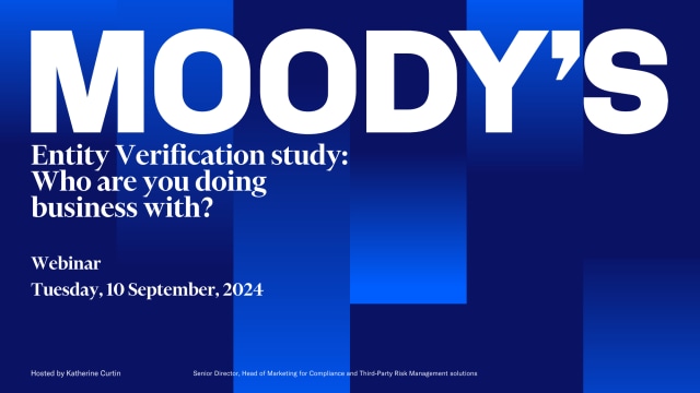 Entity Verification study: Who are you doing business with ...