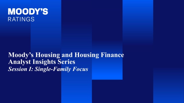 2026 Housing and Housing Finance Analyst Insights Series: Single-Family Slides