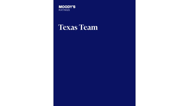 Moody's Ratings Texas Team - May 2026