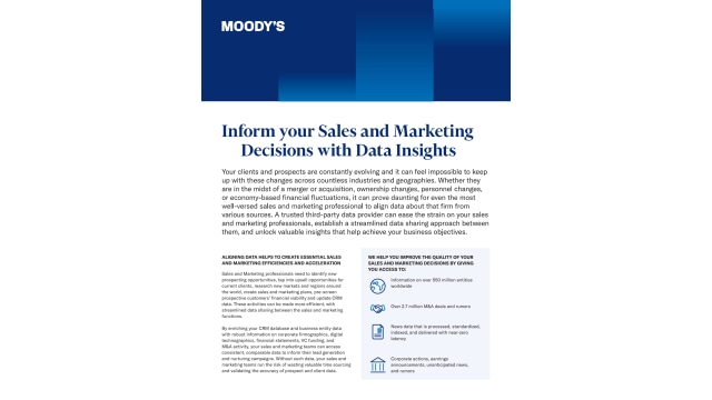 Orbis for Sales and Marketing Brochure