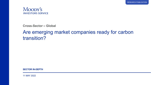 Are emerging market companies ready for carbon transition?