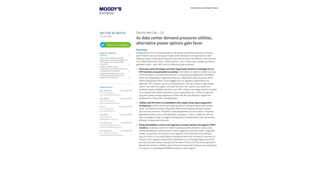 As data center demand pressures utilities, alternative power options gain favor