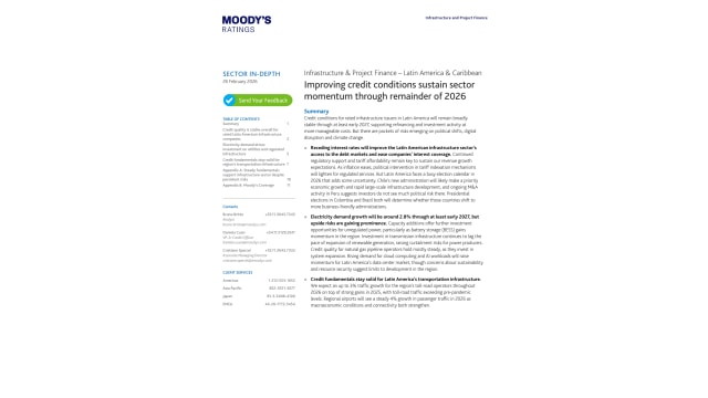 Improving credit conditions sustain sector momentum through remainder of 2026