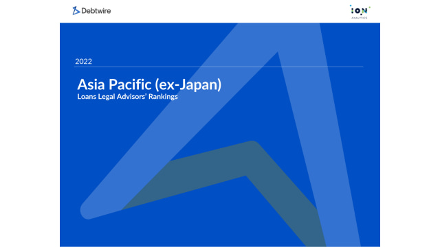 Asia Pacific (ex-Japan) Loans Legal Advisors’ Rankings 2022