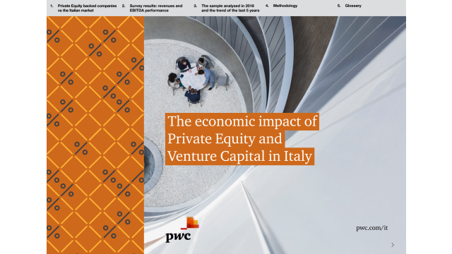 The economic impact of Private Equity and Venture Capital in Italy