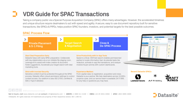 VDR Guide for SPAC Transactions