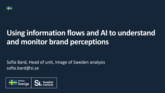Using AI to understand and monitor brand perceptions