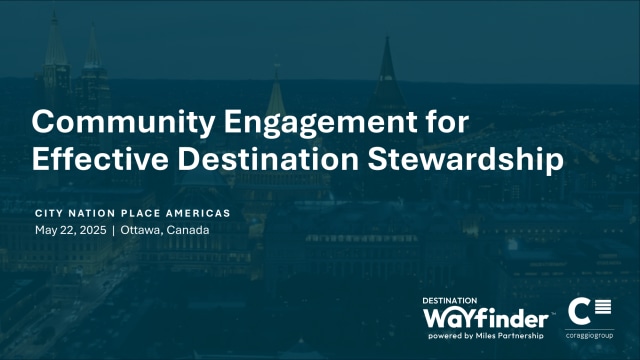 Community engagement for effective destination stewardship | City ...