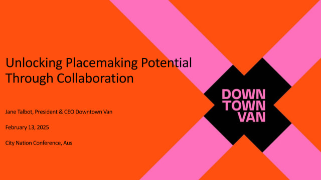 Leveraging the private sector and place-led collaboration to deliver successful place making and brand building