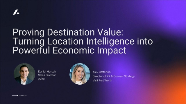 Proving Destination Value - Azira
