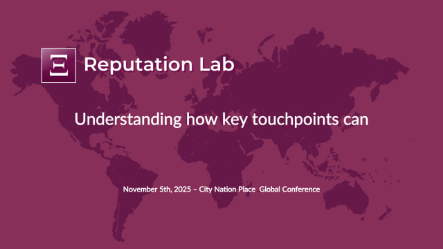 Understanding how key touchpoints can strengthen or weaken a country's reputation: Insights from RepCore Nations 2025
