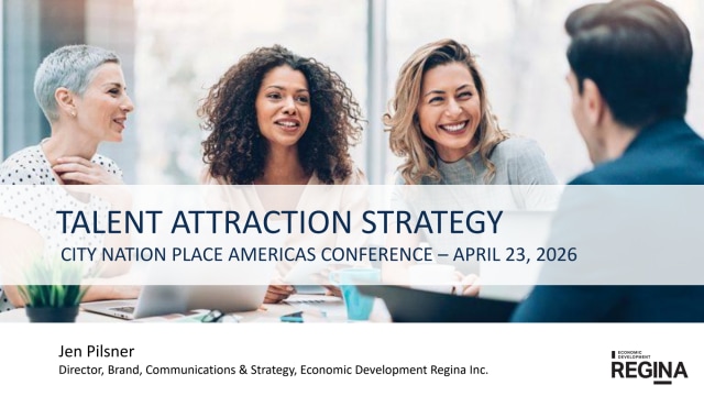 Talent attraction strategy - Economic Development Regina