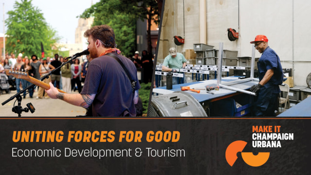Uniting forces for good - Experience Champaign-Urbana x Champaign County Economic Development Corporation