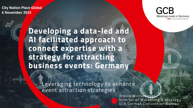Developing a data-led and AI-facilitated approach to connect expertise with a strategy for attracting business events: Germany