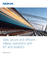 Safe, secure and efficient railway operations with IoT and analytics
