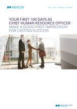  Your First 100 Days as Chief Human Resource Officer