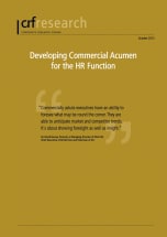 Developing Commercial Acumen for the HR Function