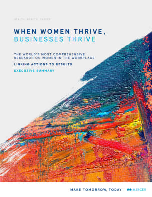 Executive Summary: When Women Thrive, Businesses Thrive 