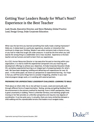Getting your leaders ready for what’s next?