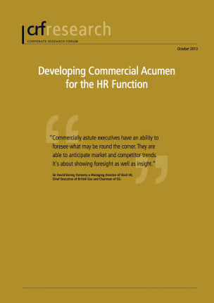 Developing Commercial Acumen for the HR Function