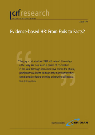 Evidence-based HR: From Fads to Facts?