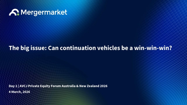 The big issue: Can continuation vehicles be a win-win-win?