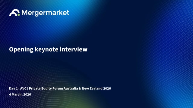 Opening keynote interview