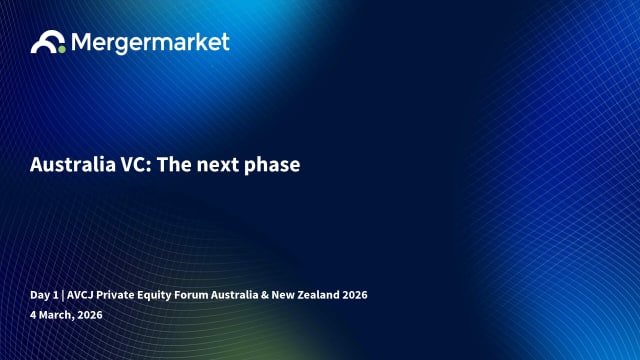 Australia VC: The next phase