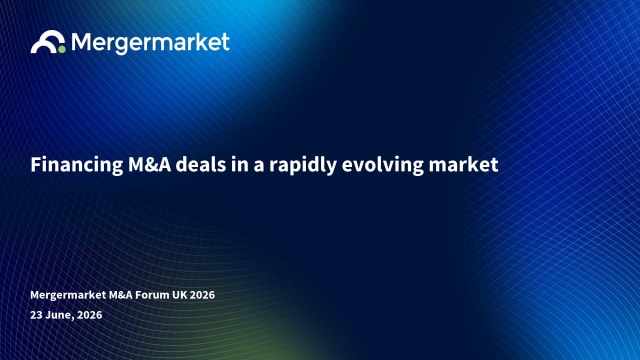 Financing M&A deals in a rapidly evolving market