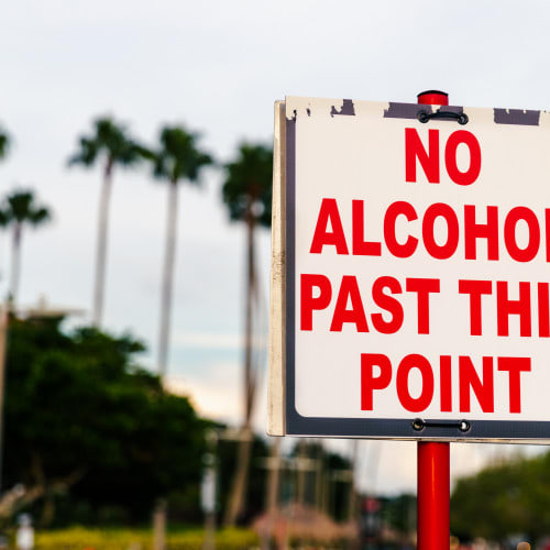 Are all events becoming alcohol free?