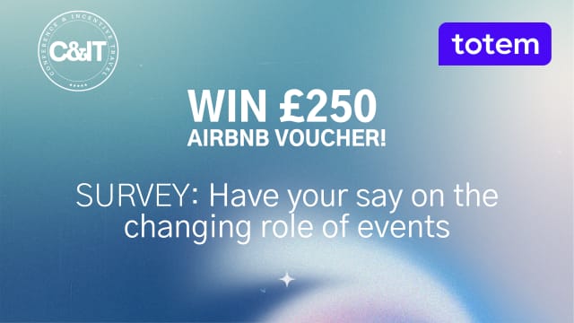 Win £250 Airbnb voucher and have your say on the changing role of events