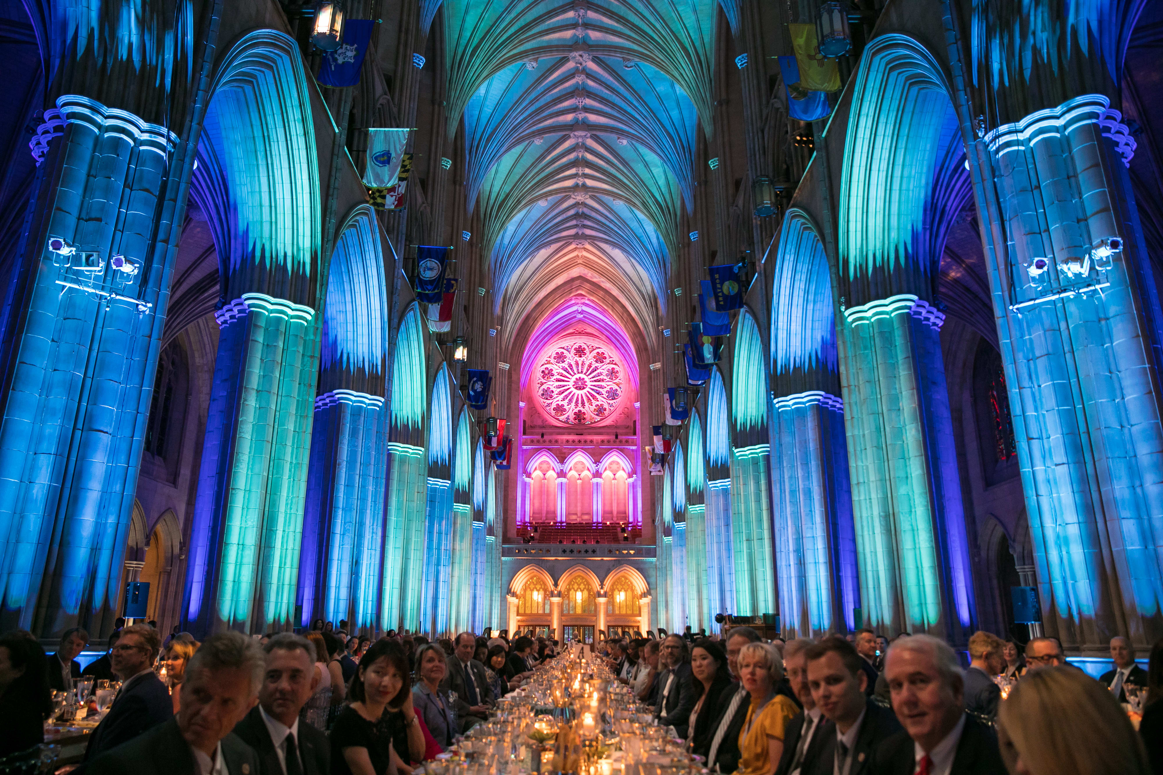 Reception at the Washington National Cathedral in Washington, DC