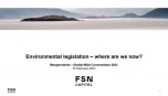 Environmental Legislation - FSN Capital