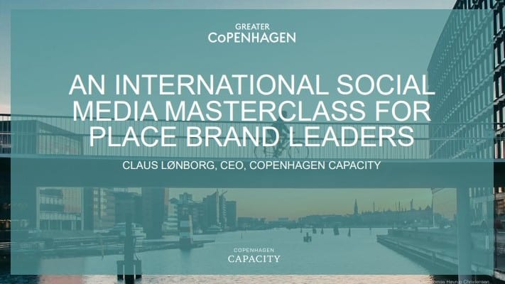 An international social media masterclass for place brand leaders 