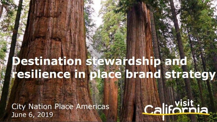Opening Keynote: Destination stewardship and resilience in place brand strategy: leadership lessons from California