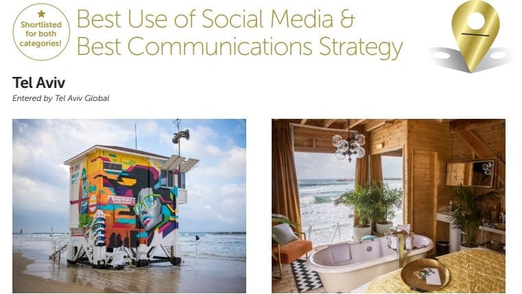 Tel Aviv Best Use of Social Media & Best Communications Strategy 2017 Finalist