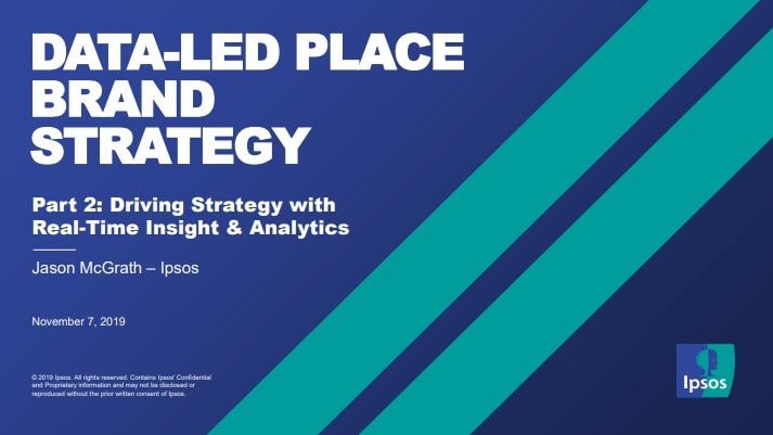 Data-led place brand strategy: Part II